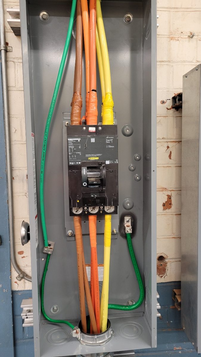 Main breaker with feeders